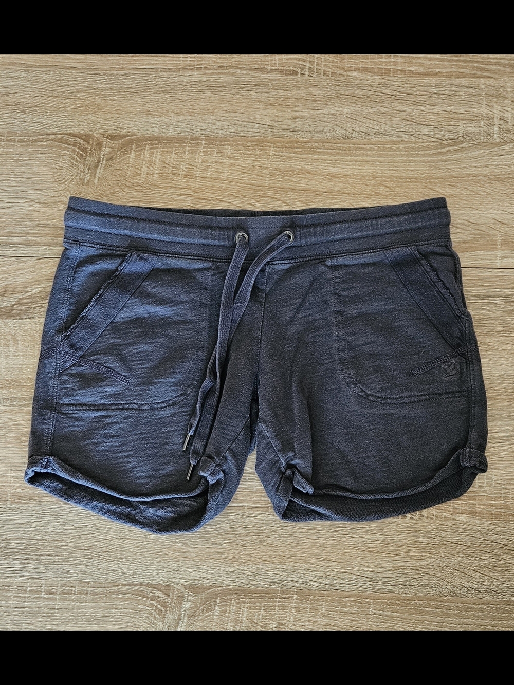 aerie Vintage - Charcoal Gray Drawstring Athletic Shorts- XS